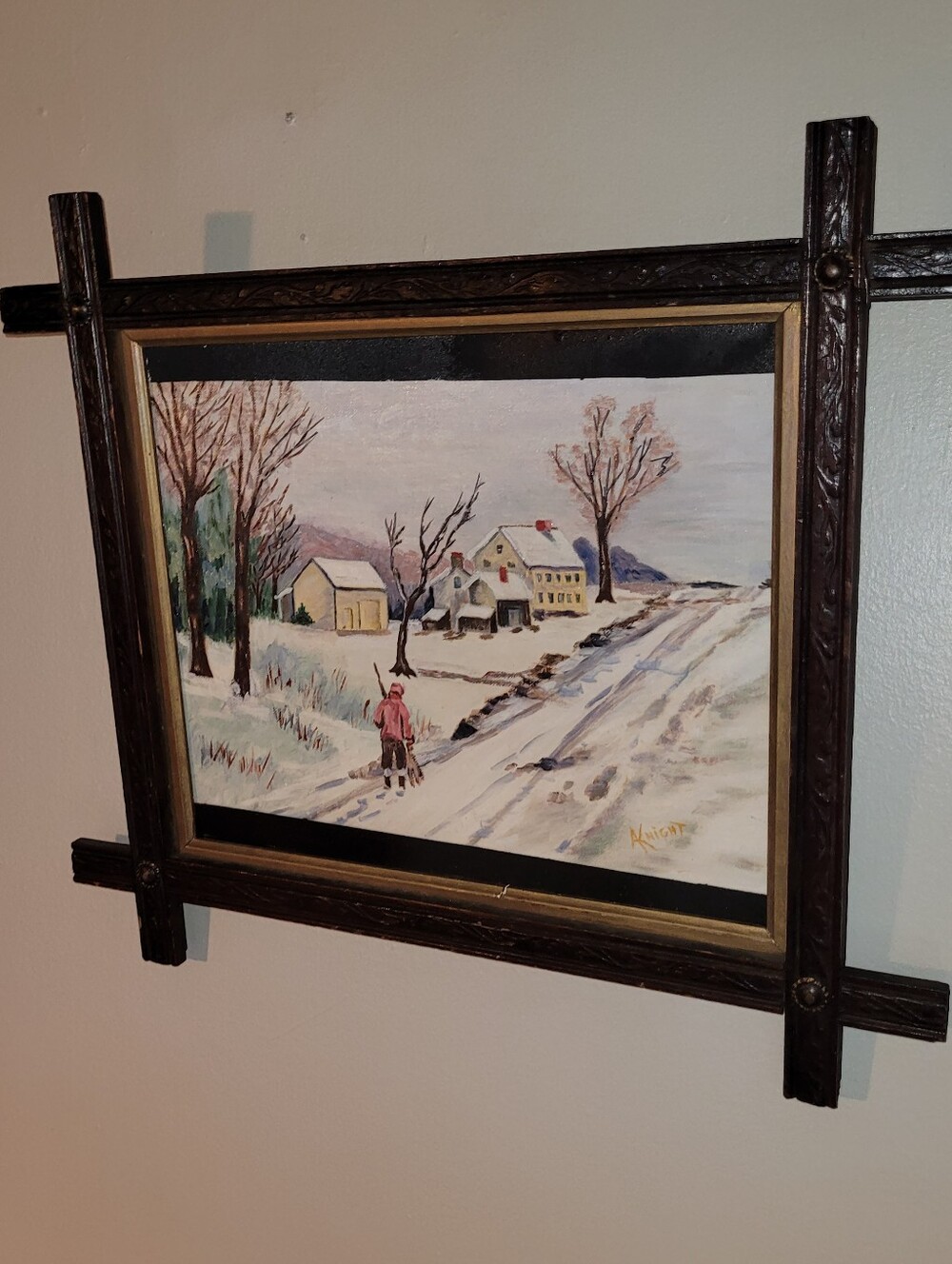 Vintage Original Oil Painting - Picture 5 of 11